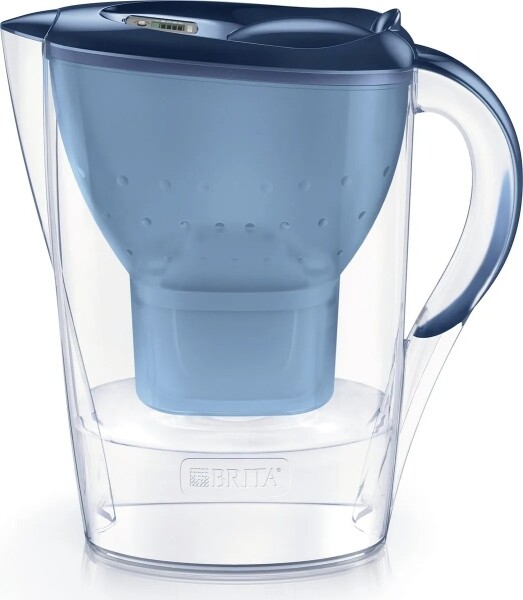 Brita - Wasserfilterkanne Marella Blau XL + 1 Maxtra Filterkartusche 3,5L