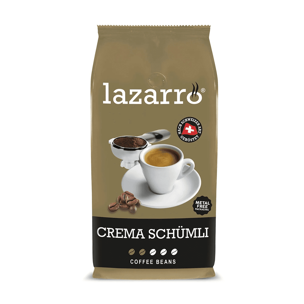 Lazarro Crema Schümli – Kaffeebohnen – 1 Kilo