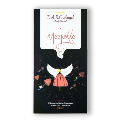Kurzes Mindesthaltbarkeitsdatum: Mesjokke - D.A.R.C. Angel - 72% Zartbitterschokolade