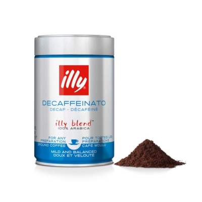 Illy Decaffeinato - gemahlener Kaffee - 250 Gramm